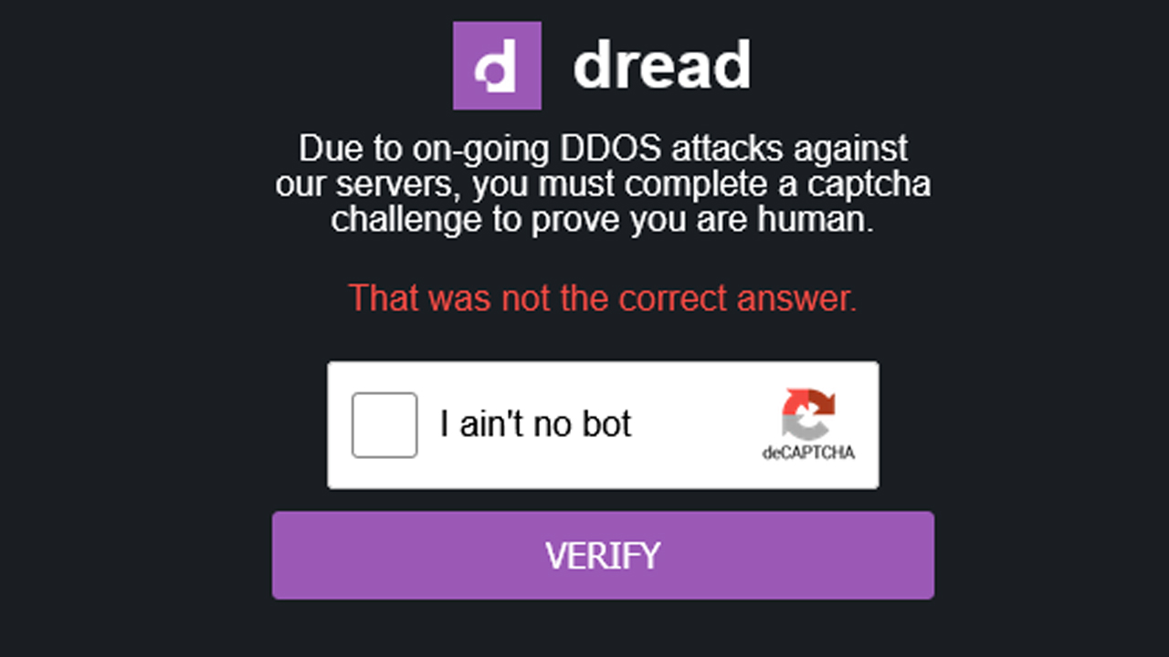 Darknet Forum Dread to Relaunch After Month-Long Downtime Due to DDOS ...